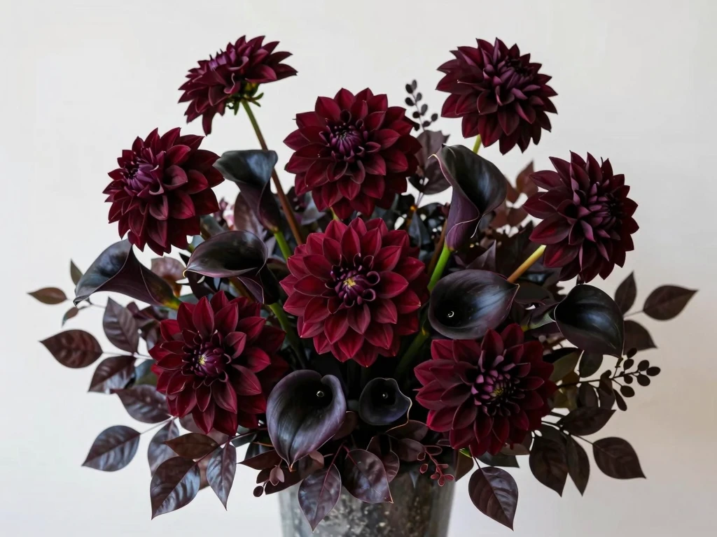 Spryxellaequebla Midnight Elegance Bouquet